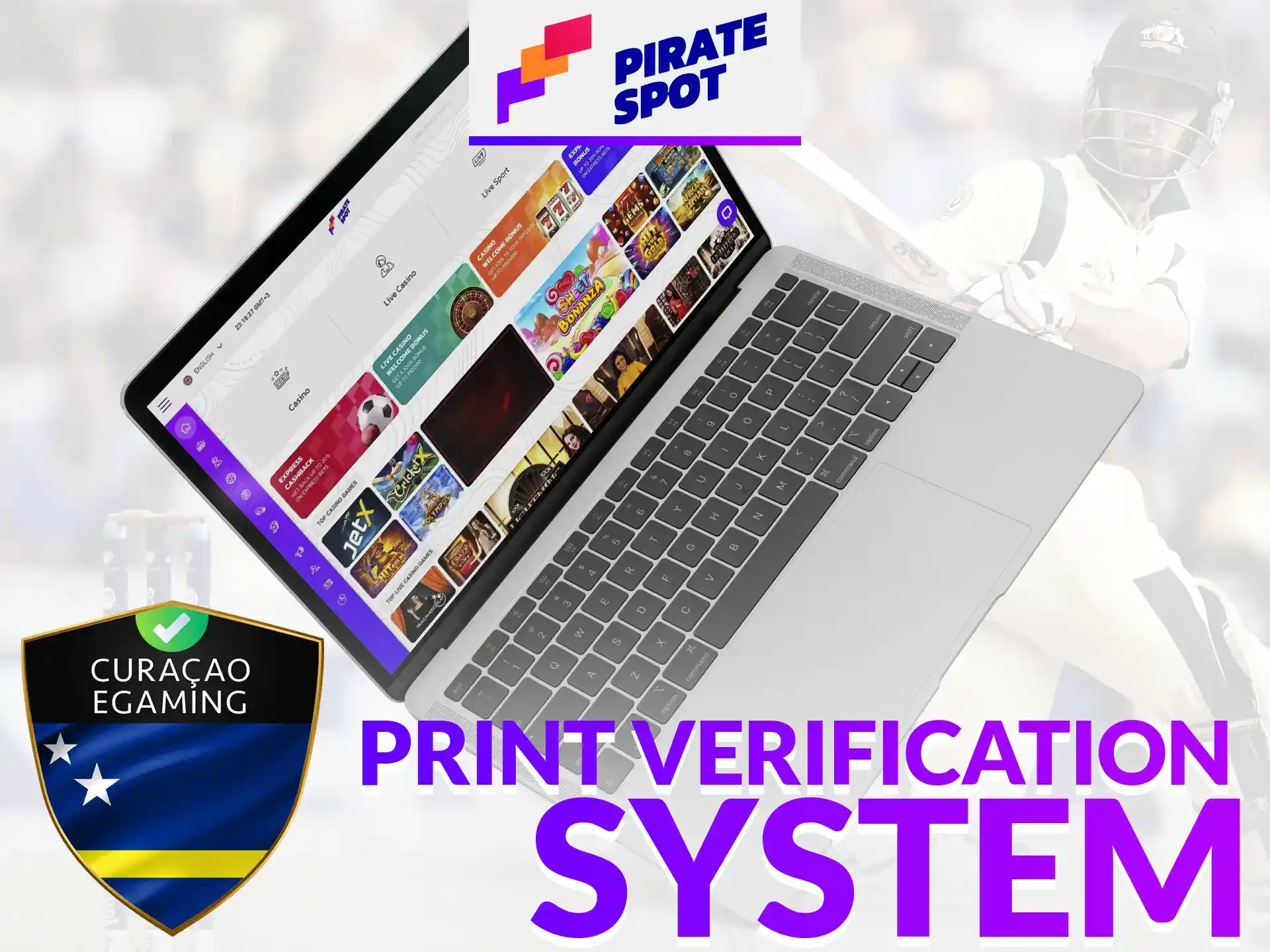 You can find out the status of the license of Pirate Spot and the company thanks to the print verification system.